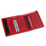 VIAGGI Unisex Travel Wallet - Red